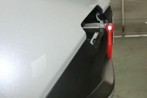 Toyota RAV4 Tow Hook - Front - Cusco - Folding Type - Red - `19-`27